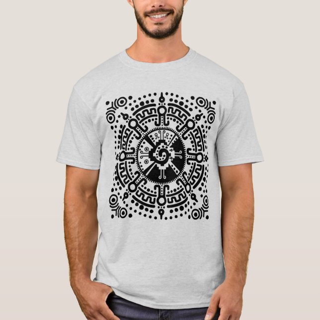 Hunab Ku Mayan symbol T Shirt (Framsida)
