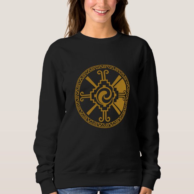 Hunab Ku - Mayansk gudom T Shirt (Framsida)