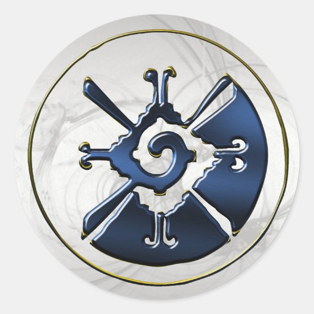 Hunab Ku Runt Klistermärke (Framsida)