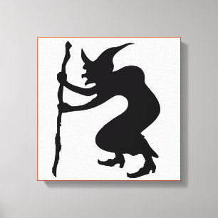 HUNCHBACK HALLOWEEN WITCH CANVASTRYCK