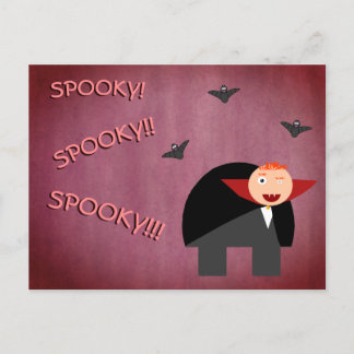 Hunchback tryckte som en Cute Vampire Helg Vykort