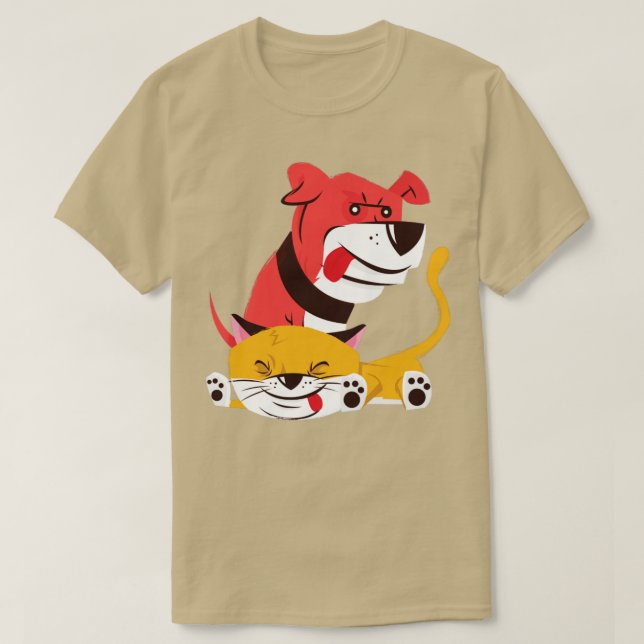 Hund1 T Shirt (Design framsida)