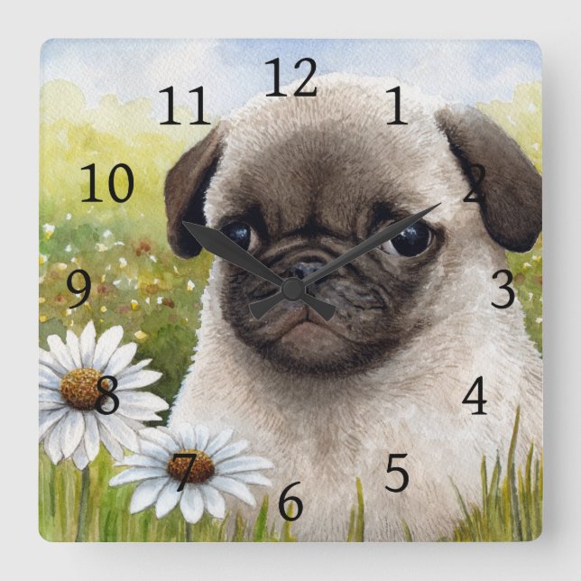 Hund 114 Publikationsblomma Fyrkantig Klocka (Framsida)
