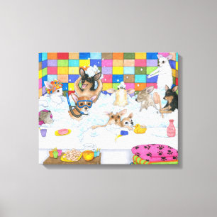 Hund 121 Chihuahua Canvastryck