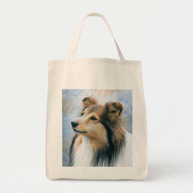 Hund 122 Sheltie Collie Tygkasse (Framsidan)