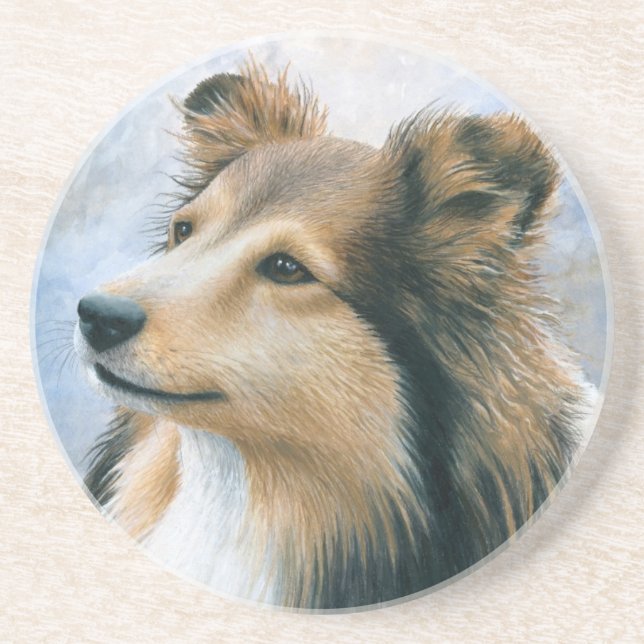 Hund 122 Sheltie Collie Underlägg (Framsidan)