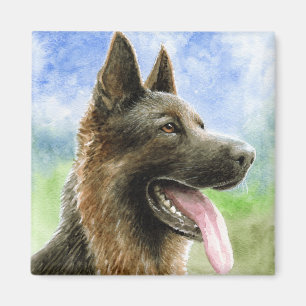 hund 146 Tyska shepherd Magnet