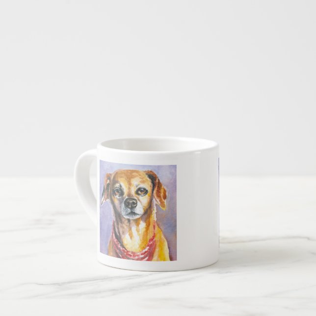Hund 2 espressomugg (Framsida vänster)