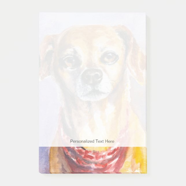 Hund 2 post-it block (Framsida)