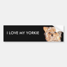 Hund 4, ÄLSKAR JAG MIN YORKIE, bildekal