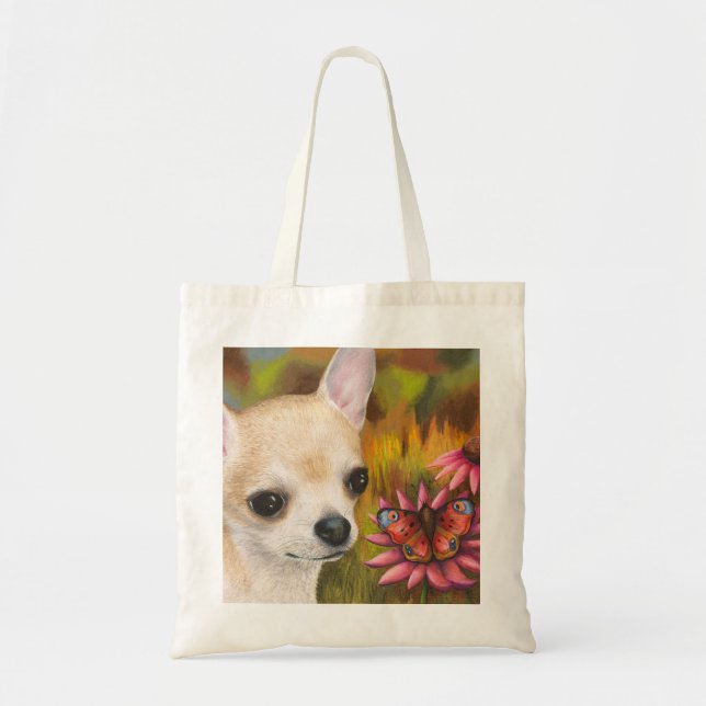 Hund 85 Tote Bag Tygkasse (Framsidan)