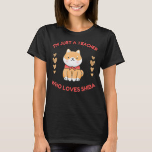 Hund A Lärare som Kärlek Shiba Mamma Hund aveln Tu T Shirt