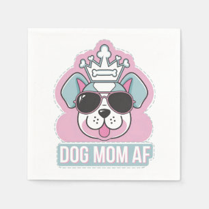 Hund AF - Rolig hund utformning av Mamma Pappersservett