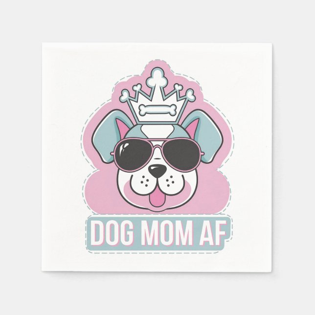 Hund AF - Rolig hund utformning av Mamma Pappersservett (Framsidan)