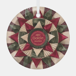 Hund Agilitet Anpassningsbar MACH Ribbon jul Julgransdekoration