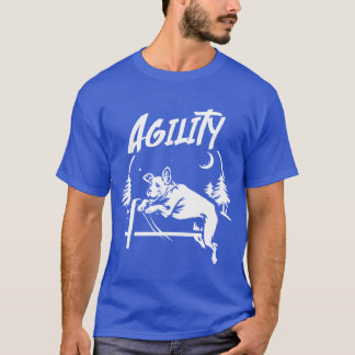 Hund Agilitet retro-pojke T Shirt