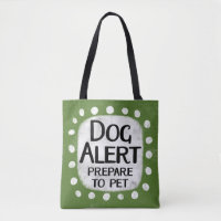 Hund Alert Tote Bag