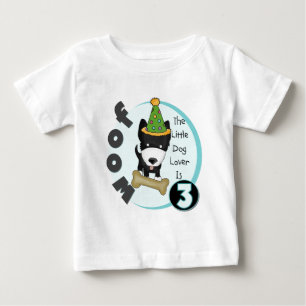 Hund älskare 3:e födelsedag T-shirts och gåvor