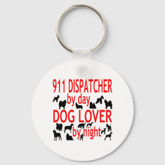 Hund älskare 911 Dispatcher Nyckelring