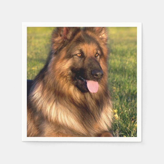 Hund älskare Anpassningsbar Personlig Pet Photo Pappersservett (Framsidan)