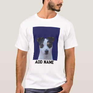 Hund älskare Anpassningsbar Photo och Namn Personl T Shirt