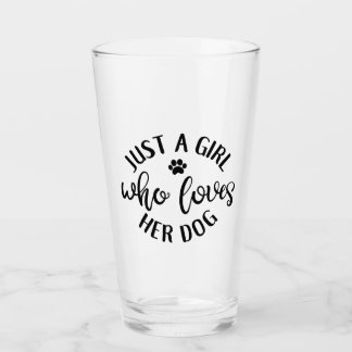 Hund älskare är bara en flicka som Kärlekar sin Hu Glaskopp