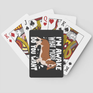 hund älskare Basset Hound Hund Casinokort