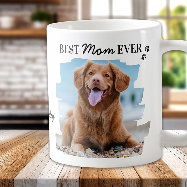 Hund älskare Best Mamma någonsin, Personlig 2 Pet  Kaffemugg (Skapare uppladdad)