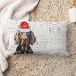 Hund älskare, Black Tan Coonhound Helgdag Lumbarkudde