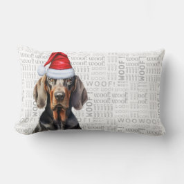 Hund älskare, Black Tan Coonhound Helgdag Lumbarkudde