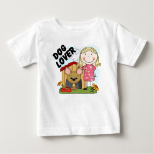 Hund älskare Blond Girl T-shirts and Gifts