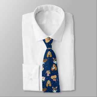 HUND ÄLSKARE BLUE NECK TIE SLIPS