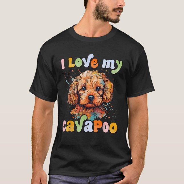 Hund älskare Cavoodle Owner T Shirt (Framsida)