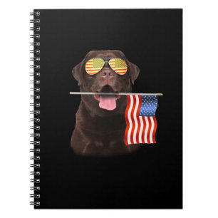 Hund älskare Chocolate Labrador Förenta staterna Anteckningsbok