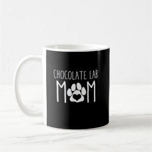 Hund älskare   Choklad Lab Mamma   Kaffemugg