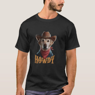Hund älskare Cowboy Cowgirl Howdy Hund älskare T Shirt