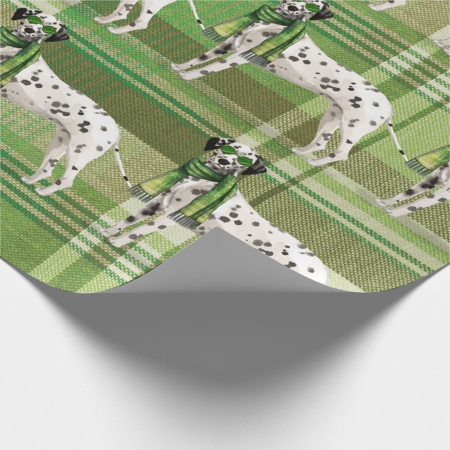 Hund älskare Dalmatien Play-jul Presentpapper (Hörn)