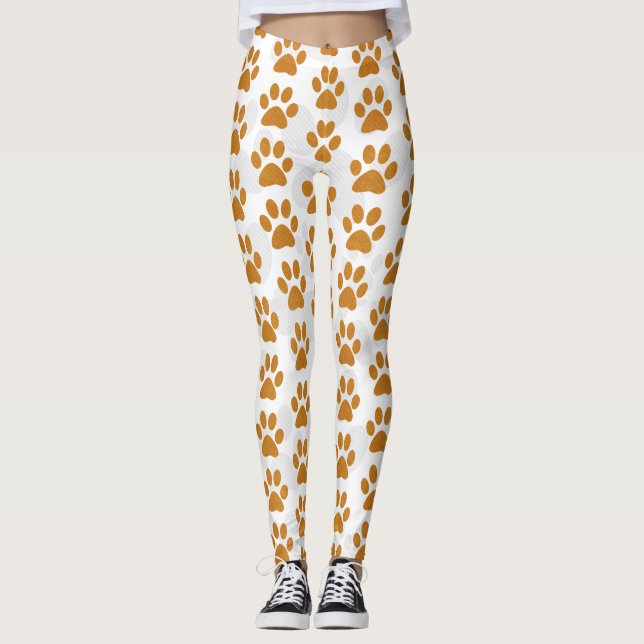 Hund älskare Design Leggings (Framsida)