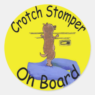 hund älskare-etikett runt klistermärke