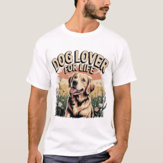 "Hund älskare for Life" T Shirt
