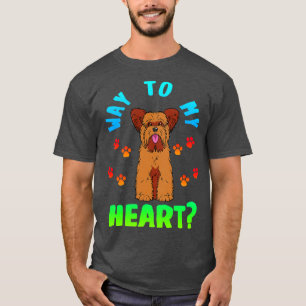 Hund älskare går till mitt hjärta t shirt