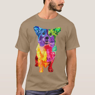 Hund älskare ger Welsh Corgi för kvinnor som färge T Shirt
