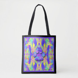 Hund älskare Gift med Tass design Tygkasse