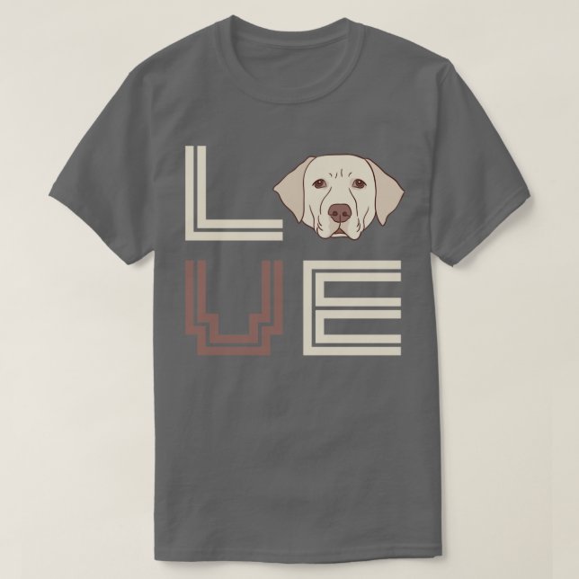 Hund älskare Gift Pet Animals Labrador T Shirt (Design framsida)