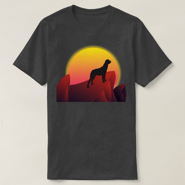 Hund älskare Gift Pet Animals Rottweiler T Shirt (Design framsida)