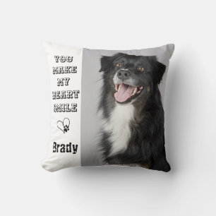 Hund älskare Gift Pet Personlig Photo Kudde