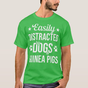 Hund älskare Guinea Gris Älskare Hundar och Guinea T Shirt