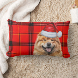 Hund älskare, helgChow Chow Red Helgdag Play Lumbarkudde