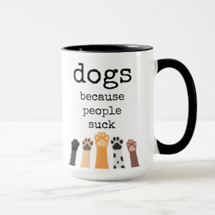 Hund älskare, Hund-citat, Lusj, Kaffe Mugg