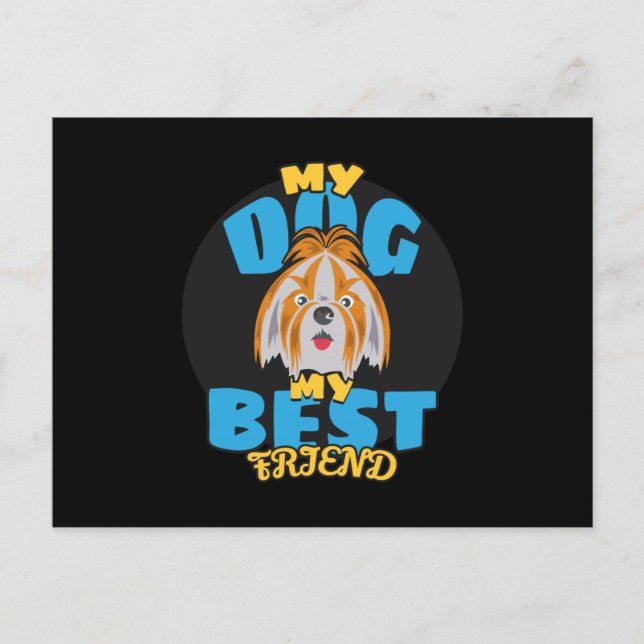 Hund älskare Hundar Cute Animal Coola Funny Gift I Vykort (Framsida)